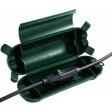 HONDERSON Outdoor Extension Cord Cover Waterproof Seal, Green