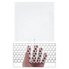 19.7"x19.7" 304 Stainless Steel Perforated Sheet 0.39" Hole Mesh Plate