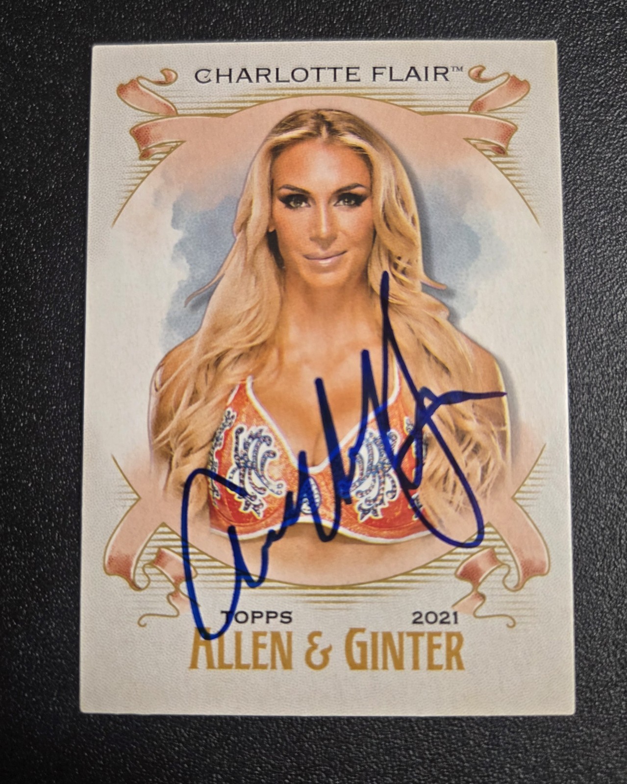 WWE CHARLOTTE FLAIR AUTOGRAPH