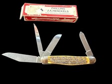 ZWILLING J.A. HENCKELS Stockman Stainless Jigged Handle Pocket Knife HK0025FLIV