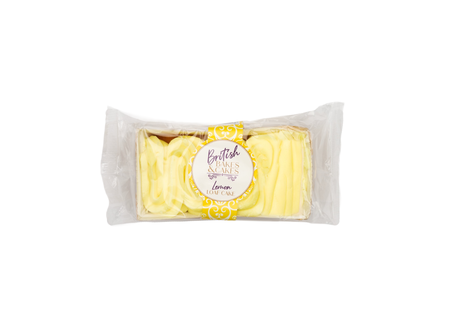 British Bakes & Cakes Lemon Mini Iced Loaf Cake 90g - Pack of 3