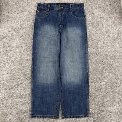 Southpole Red Tab Jeans Men's 36 VTG Y2K Baggy Hip Hop Skater Wide