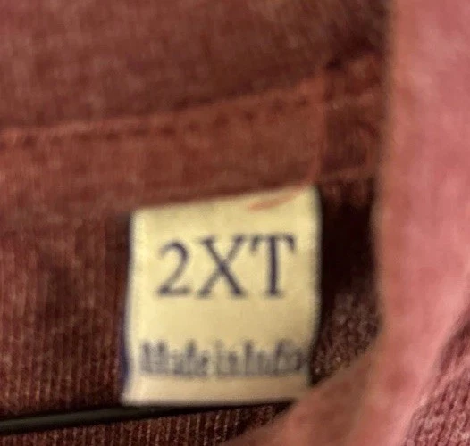 Camisa Westport Manga Larga 2XLT Granate Foto 4 de 4