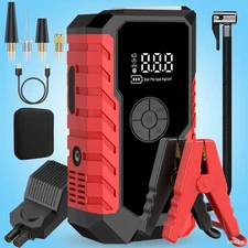 Jump Starter with Air Compressor, GL901 8000A Portable Car Battery Booster 12V