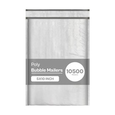 10500 Pcs #00 5"x10" Poly Bubble Mailers 5X10 Padded Shipping Mailing Envelopes