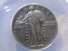 1920 standing liberty quarter, anacs vf-30