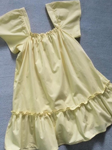 Women In The Style Dress Yellow Cotton S