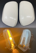 For Toyota Venza 2009-2012 Led Mirror Cover Turn Signal Light-070 Blizzard Pearl