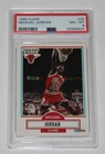 1990 Fleer Basketball Card #26 MICHAEL JORDAN Chicago Bulls PSA 8 NM-MT