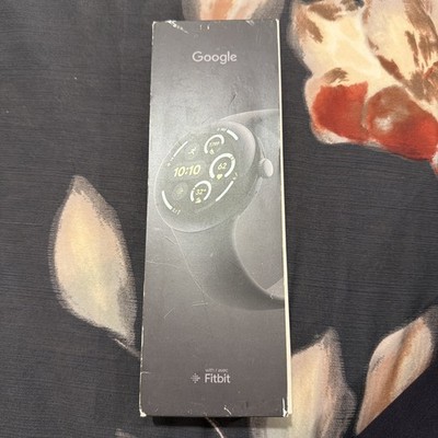 Google Pixel Watch 3 45mm Matte Black Aluminum Case, Obsidian Active Band