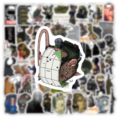 100Pcs Escape from Tarkov Sticker for Teens Girls Scrapbooking