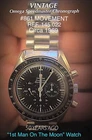 VINTAGE Omega Speedmaster Professional “1st Man On The Moon” #861 Movement 1969