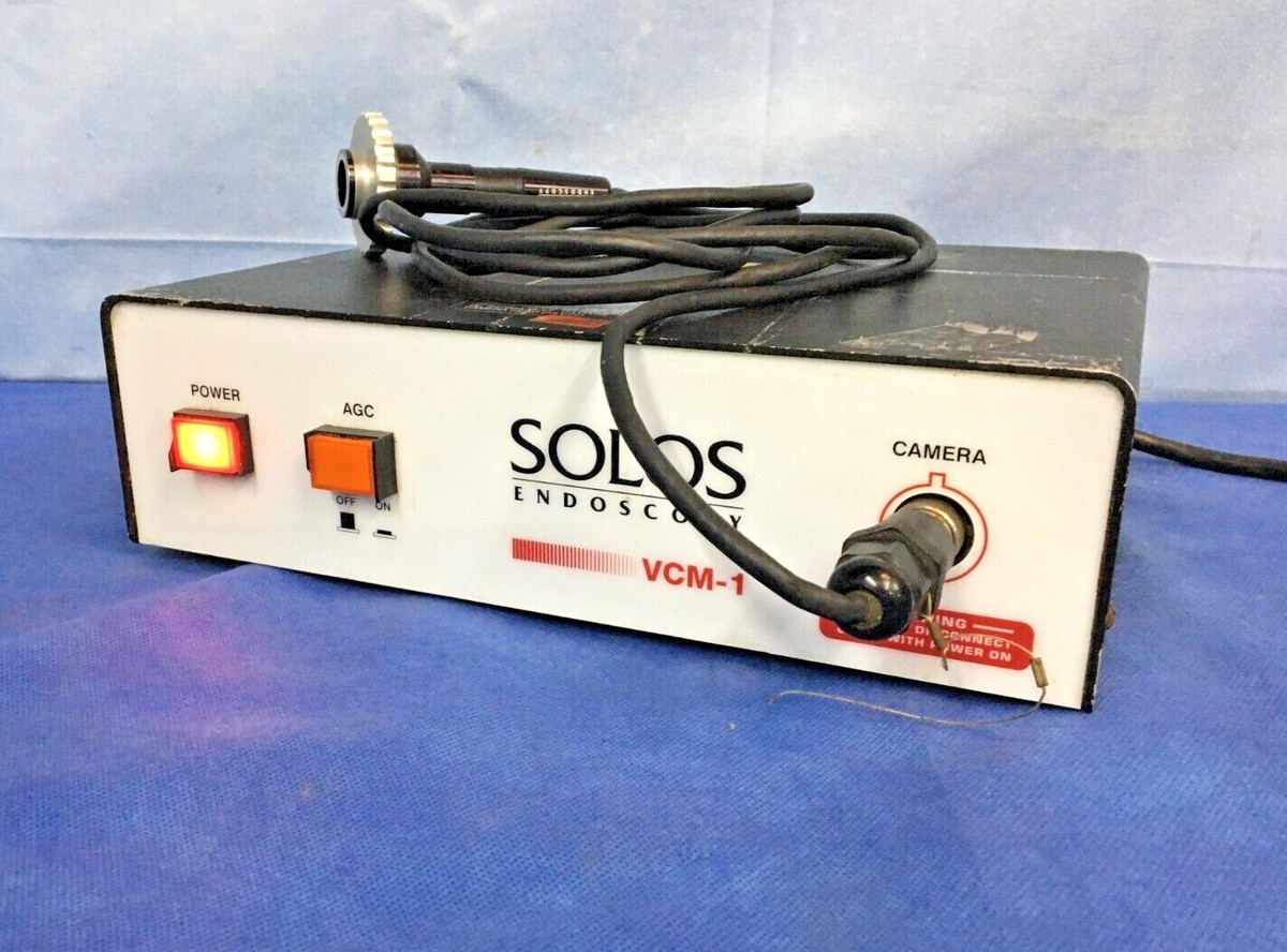 Solos Endoscopy VCM-1 Color Video Camera Console and Head GS9400S