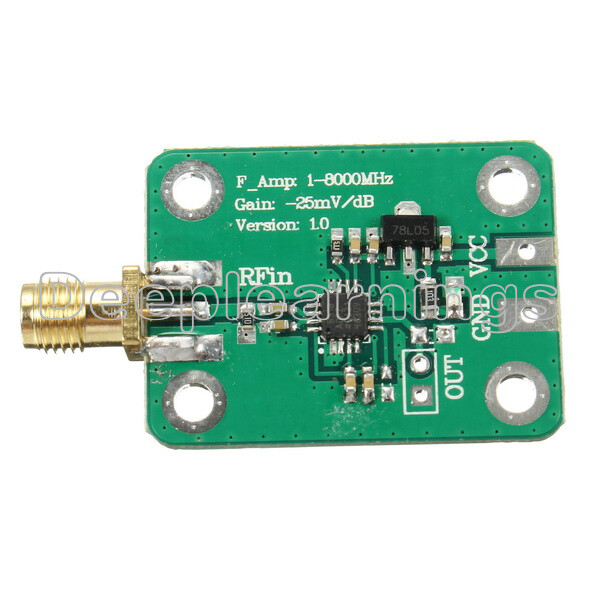 AD8318 1-8000MHz RF Logarithmic Detector 70dB RSSI Measurement