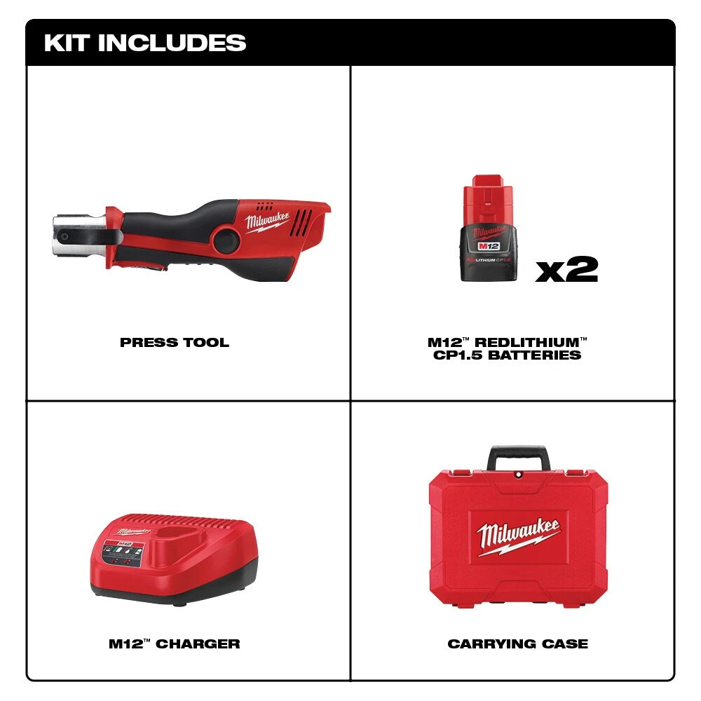BEST GENERATIONS 限定BOX 3CD＋4CD Milwaukee M12 Force Logic Press Tool Kit - Red (2473-20) for