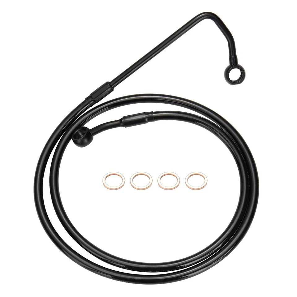 Удлиненная тормозная магистраль 39,4 дюйма для Harley Softail Fat Boy Breakout 2011-2017 с ABS - Изображение 4 из 4