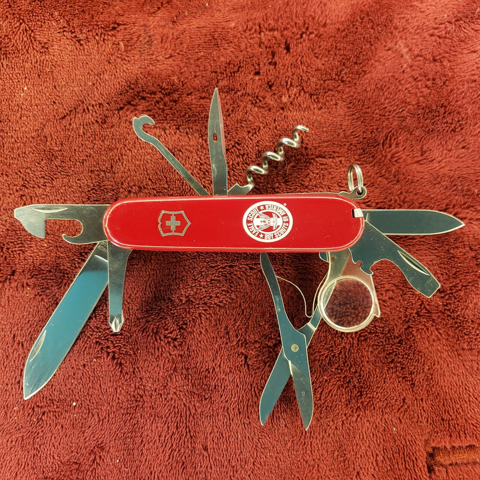 Victorinox Explorer Red BSA Eagle Scout 91 mm Swiss Army Knife