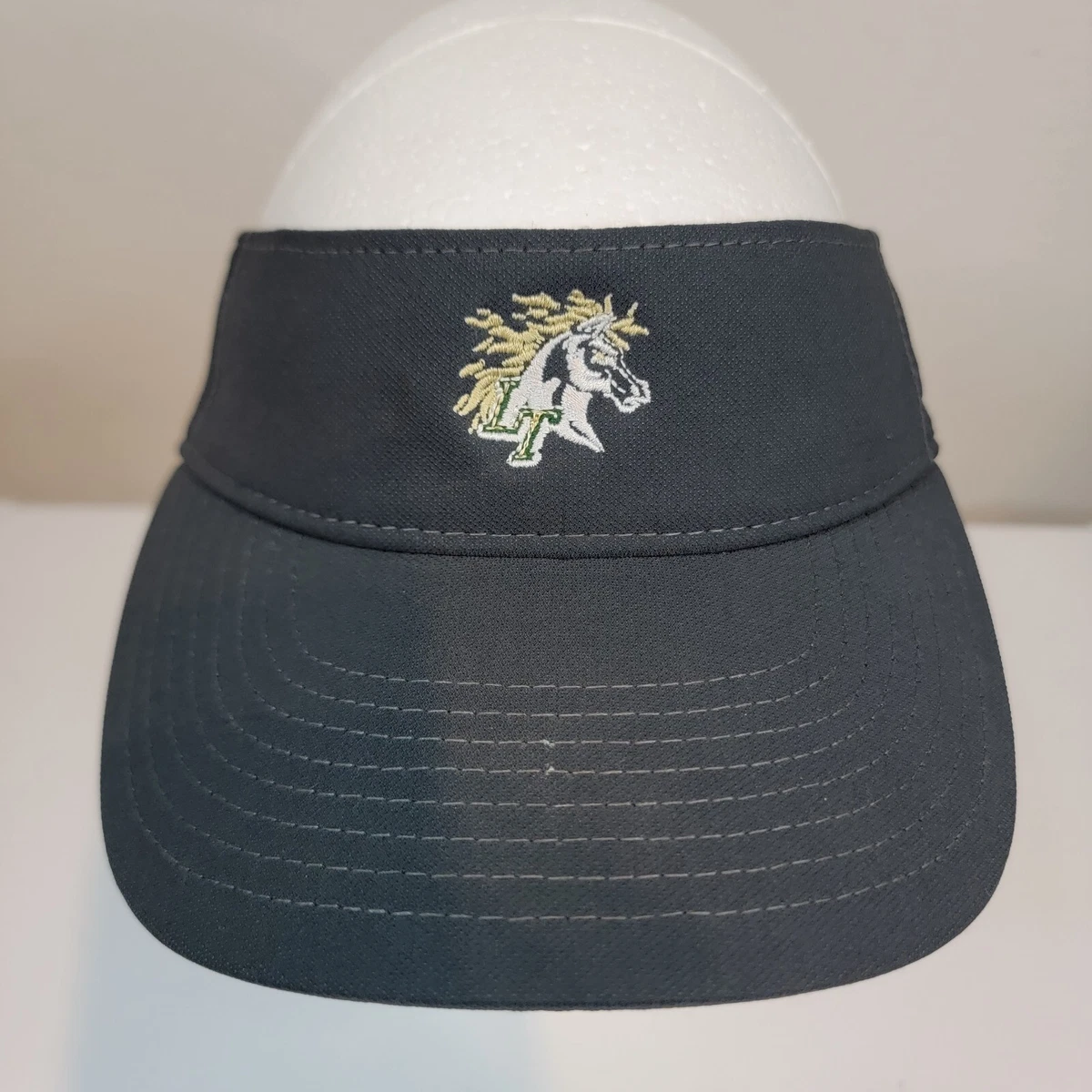 Nike Golf Embroidered Black & White Women\'s Adjustable Visor OS Nike Adult Dri-FIT Ace Swoosh Visor | Golf Galaxy main image 3