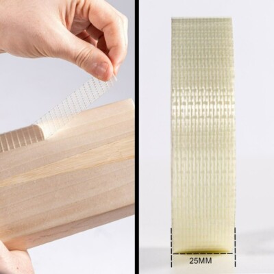 Kricketschläger Reparaturband Fiberglasband -25 mm mit 15 m Rolle