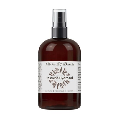 Jasmine water hydrosol 100% pure floral facial toner hair locs body face cleanse