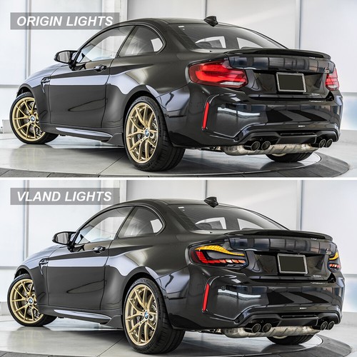 VLAND getönte OLED GTS Rücklichter für 2014–2020 BMW 2Ser F22 F23 F87 230i 228i - Bild 2 von 19