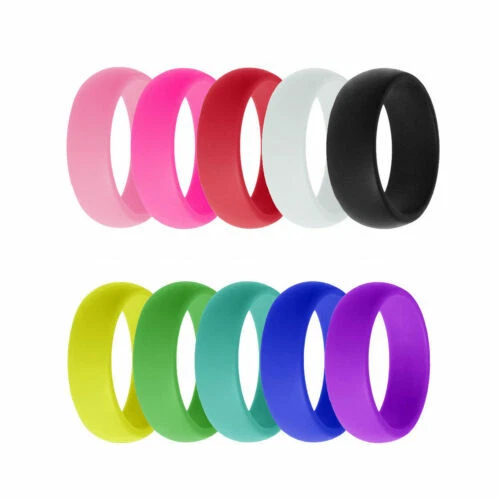 Modeschmuck-Ringe im Band-Stil aus Silikon