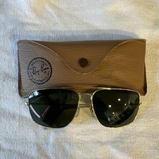Vintage Ray Ban B L 70  s 62. 14mm Tru Green Outdoorsman 2 Aviator Sunglasses .
