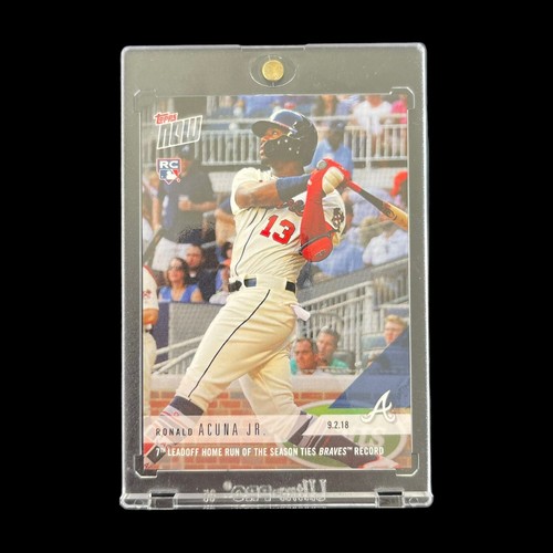 2018 Topps Now 675 Ronald Acuña Jr.