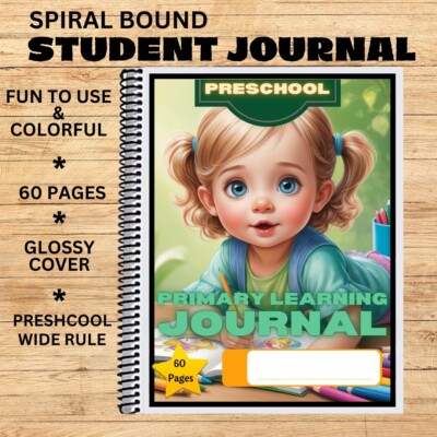 Set of 10 - Preschool Story Journals  - Student Journal  #PS7