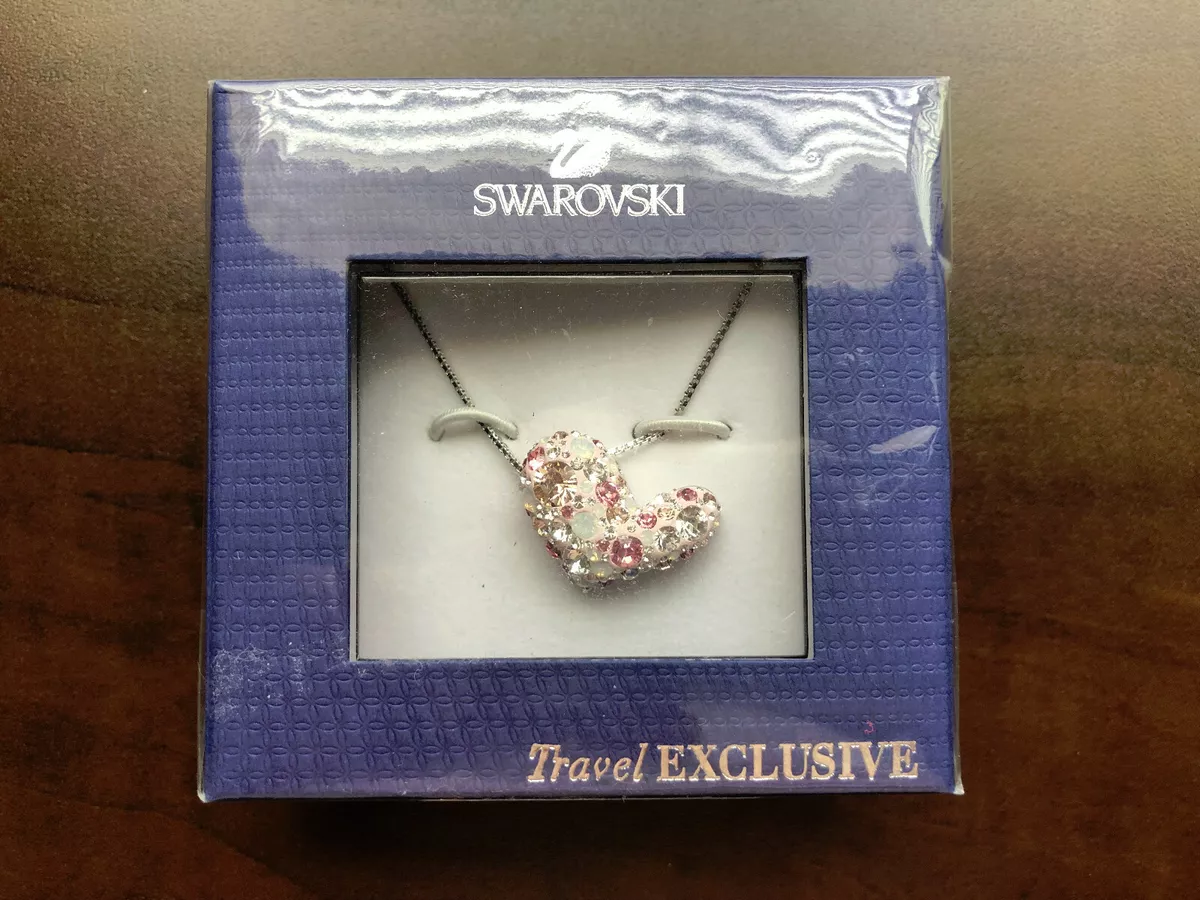 Swarovski crystal 2024 heart necklace ebay