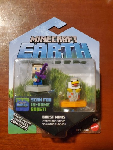 Minecraft Earth Boost Mini Figures Characters Toys Ages 6+ Mattel - Duo Pack - Picture 6 of 9
