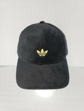 Strapback Black Velvet Hat 
