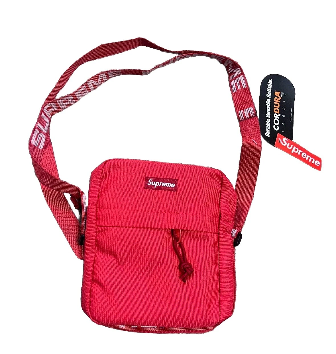 Sac bandoulière Supreme rouge blanc
