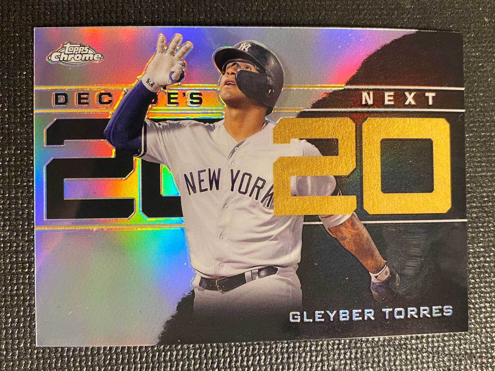 2020 Topps Chrome Update Gleyber Torres Decade's Next Refractor #DNC-6 Yankees Rookie Card