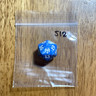 🎲 MTG d20 Spindown 20-sided Life Counter die dice - Kaldheim - KHM - Blue - 512