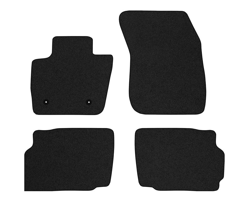 Tapis de sol velour pour Ford Mondeo V après 2014, protection noir mat premium FO32-1