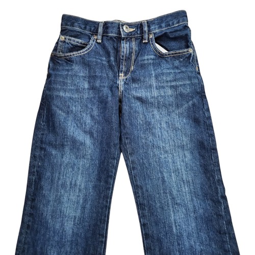 Gap Boys Jeans Size 10 Straight Fit Dark Wash 5 Pocket Denim - Picture 6 of 10