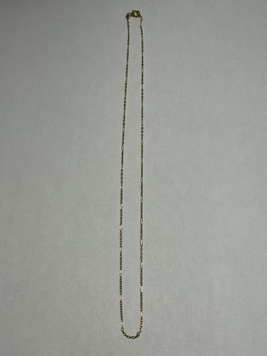 Chaîne En Plaqué Or Jaune - Longueur 22cm (environ 9 Pouces) - Occasion, Sans Marque