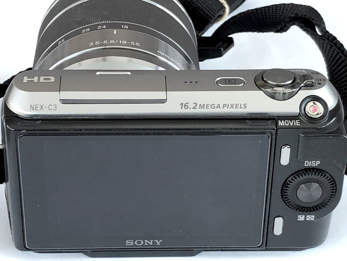 Sony Nex-C3 16.2MP Camera, 18-55mm Lens, Flash, Bag