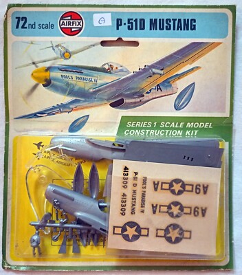 Airfix 01018-4 North American P-51D Mustang in Original Blisterverpackung 1:72