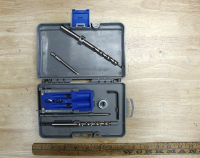 Kreg 9 Piece Pocket Jig Group W/Original Gray Case,EXCELLENT
