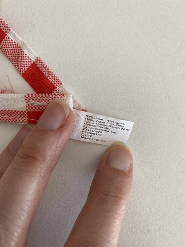 Kids Neck Tie One Size Adjustable Gingham Checked Classic Red & White NWOT - Picture 3 of 5