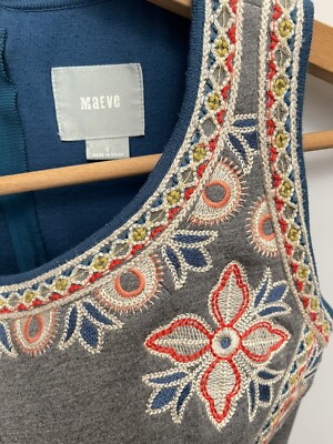 sachin and babi light blue dress Maeve Embroidered Shift Dress