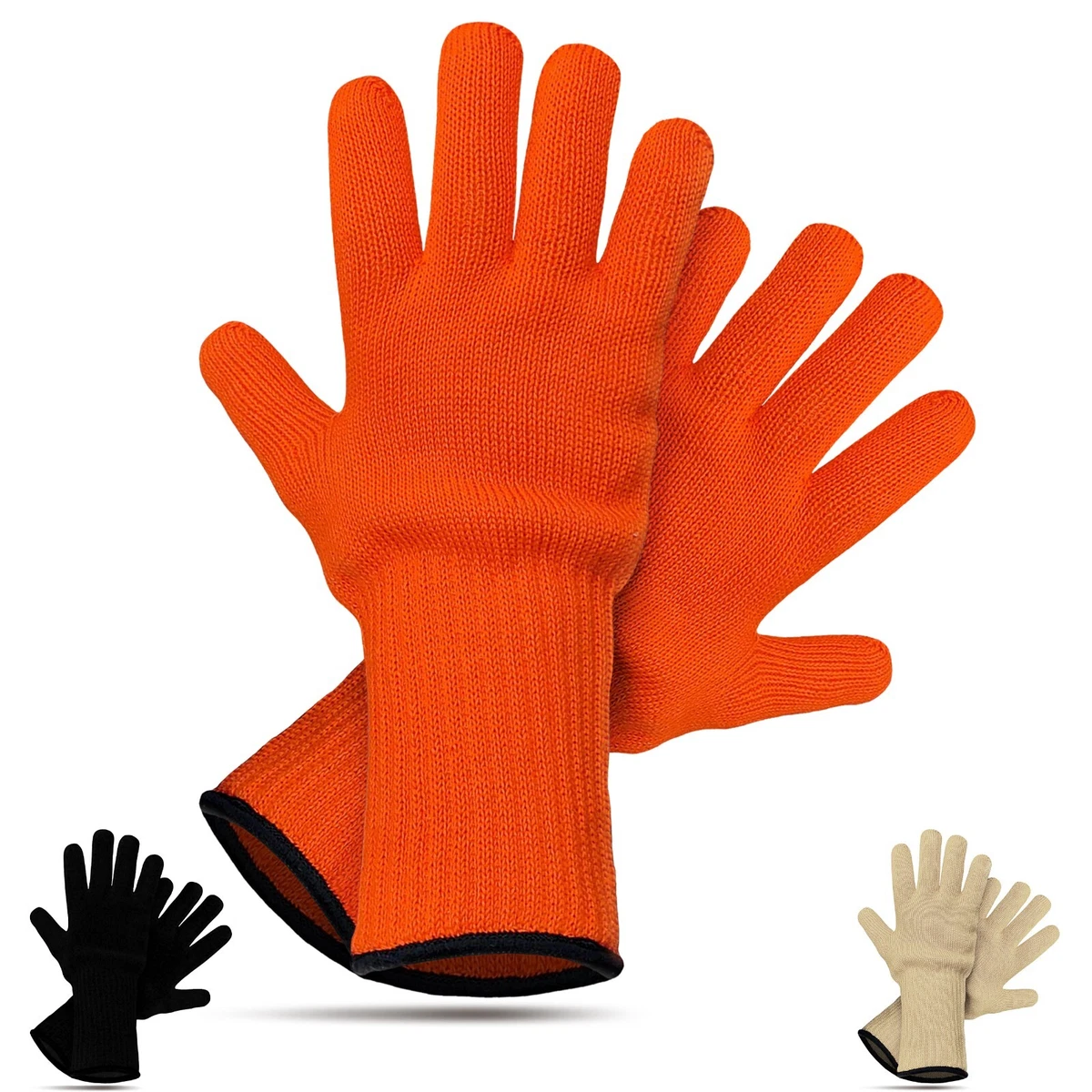 Heat Resistant Gloves Oven Gloves Heat Resistant with Fingers Oven