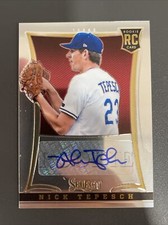 2013 Panini Select - Rookie Autographs #176 Nick Tepesch 564/750 Auto RC