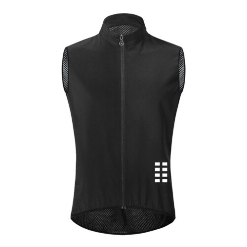WOSAWE Mens Cycling Vest Windproof Reflective Bicycle Gilet Breathable MTB Bike - Picture 11 of 14