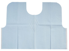 Tidi 917483 Everyday Endodontic Oral Surgery Patient Bibs 29" X 21" Blue 100/Cs