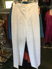 BNWT Vintage White Levi's Bend Over Slacks Tummy Control Sz 14S Short Inseam