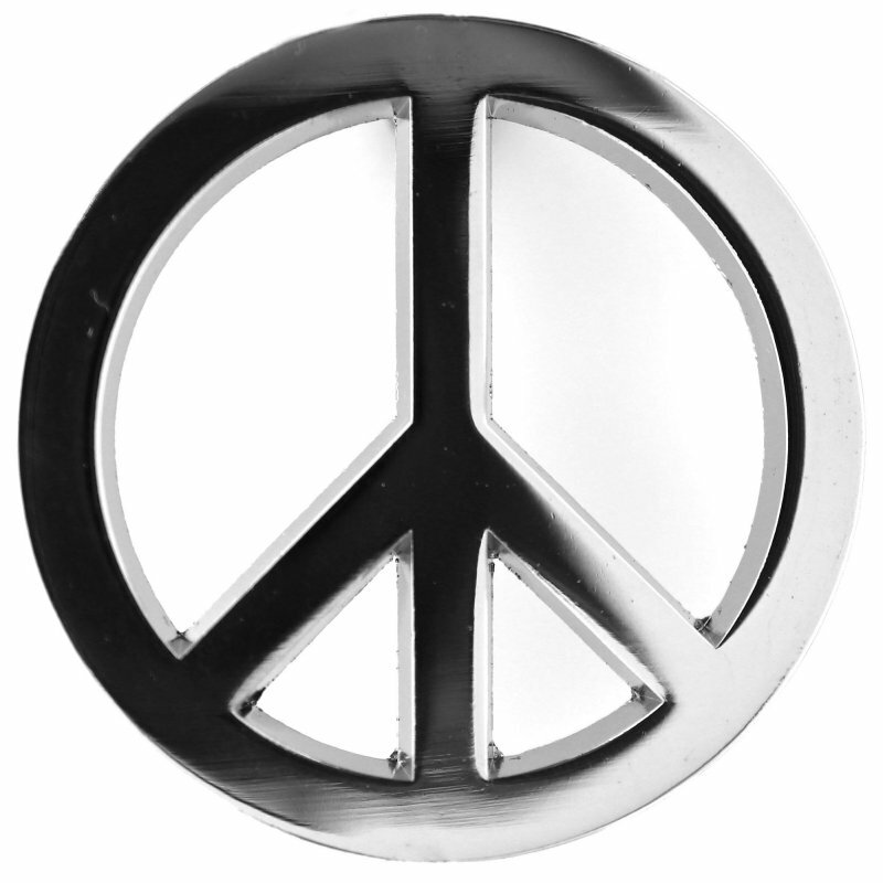 Pin For Lapel, Hat, Vest, Jacket, Peace Sign (Premium Quality Metal Pin)