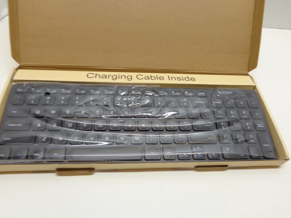 New ARTEC HW305-3 Universal 2.4G USB Wireless Keyboard Black 17”x4.5” - Image 3 of 4